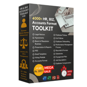 HR, BIZ, ACCOUNTS FORMAT TOOLKIT
